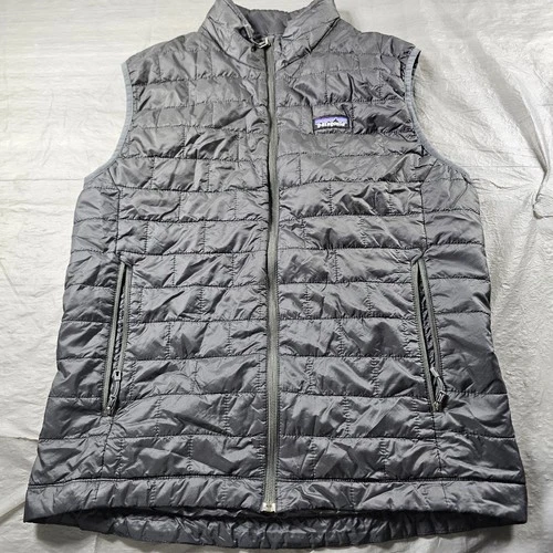Patagonia Nano Puff Insulated Full Zip Vest 84241FA15 Mens Medium **FLAWS** READ - product listing photo