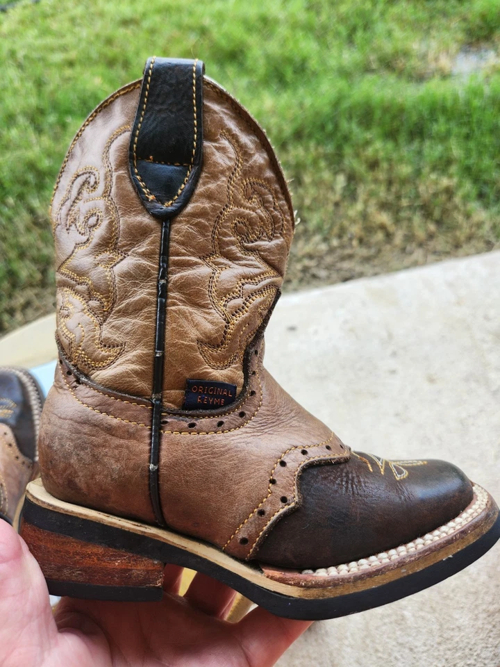 Botas de Vaquero de Cuero "Original Reyme" Niño 8C Foto 3 de 4