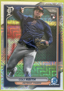 2024 Bowman Chrome Colt Keith Image Variation Mega Box Mojo Refractor #34 RC