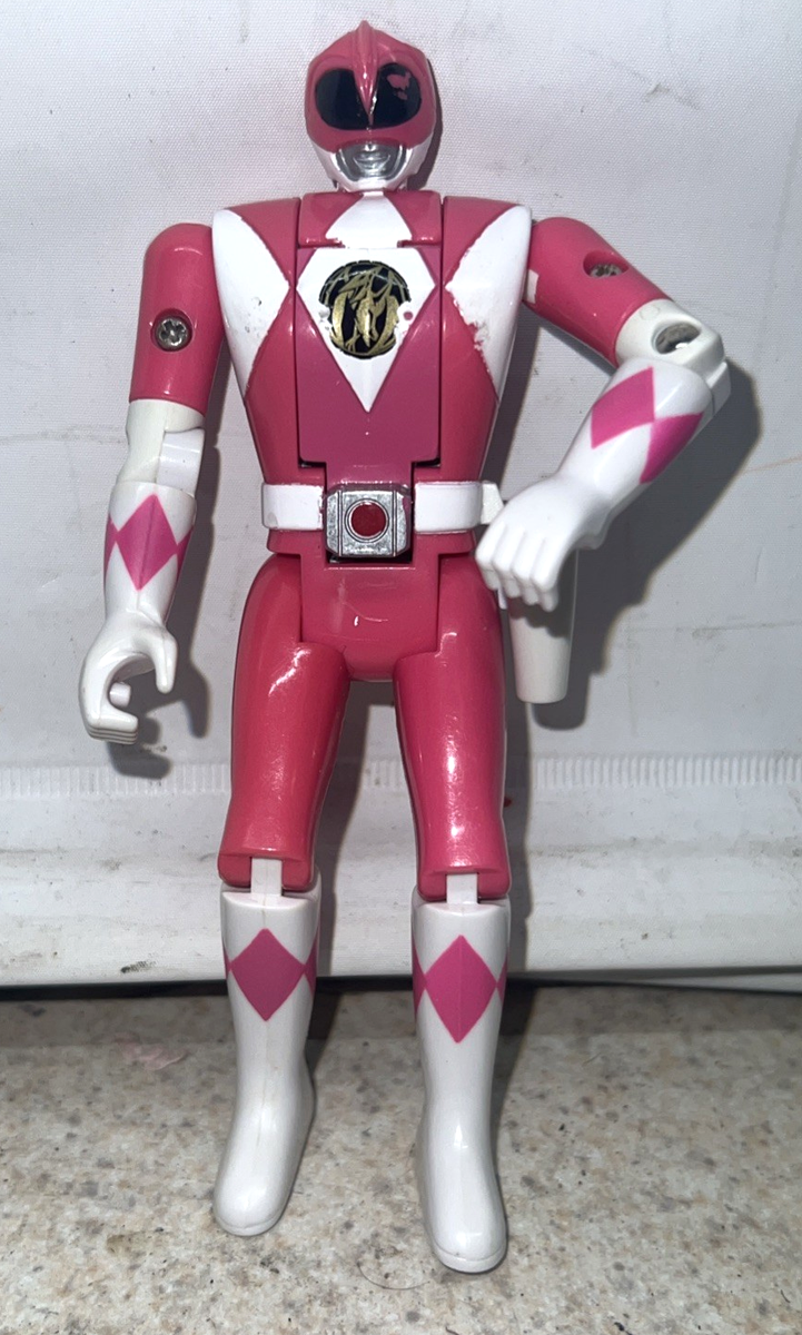 Vintage Mighty Morphin Power Rangers Pink Kimberly Flip Head