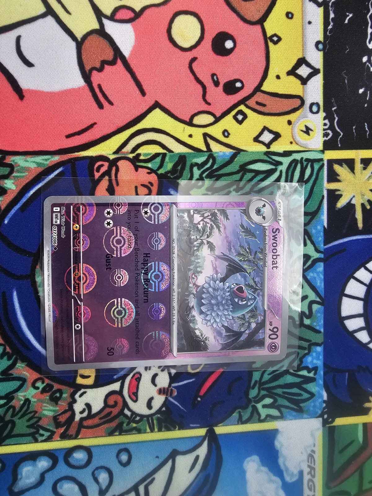 Pokémon TCG White Flare Swoobat Masterball 037/086 NM