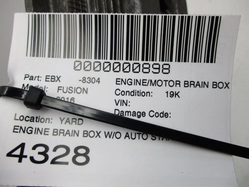 Engine ECM Electronic Control Module 1.5L Fits 14-16 FORD FUSION 23556 - Image 4 of 4
