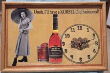 Korbel Clock Old Fashioned Sign