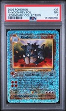 2002 POKEMON LEGENDARY COLLECTION #35 RHYDON-REVERSE FOIL PSA 7 VINTAGE R-HOLO on eBay