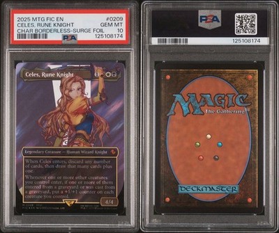 Celes, Rune Knight (Borderless) (Surge Foil) - Commander: FINAL