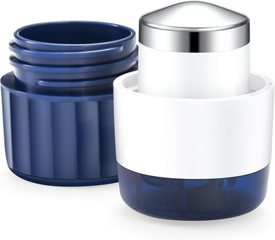 Fullicon 3-In-1 Pill Crusher Cutter - Edelstahl-Schleifkopf, Tablettenzerkleiner