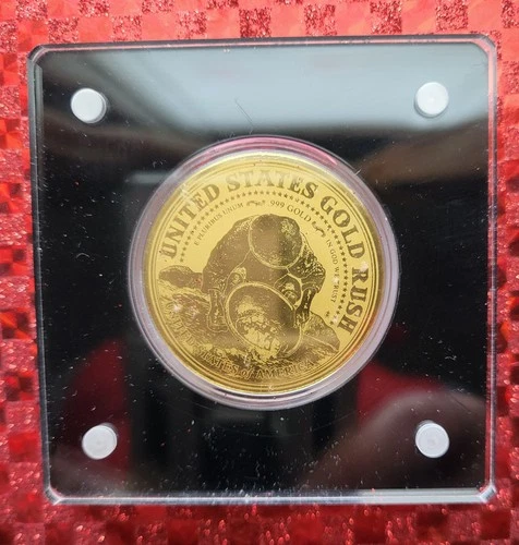 2022 American Mint 1854 S Liberty Head Half Eagle 1/200oz 999 Fine Gold Com Coin