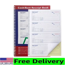 Professional-Grade Spiral Bound Receipt Book for Efficient Transaction Records