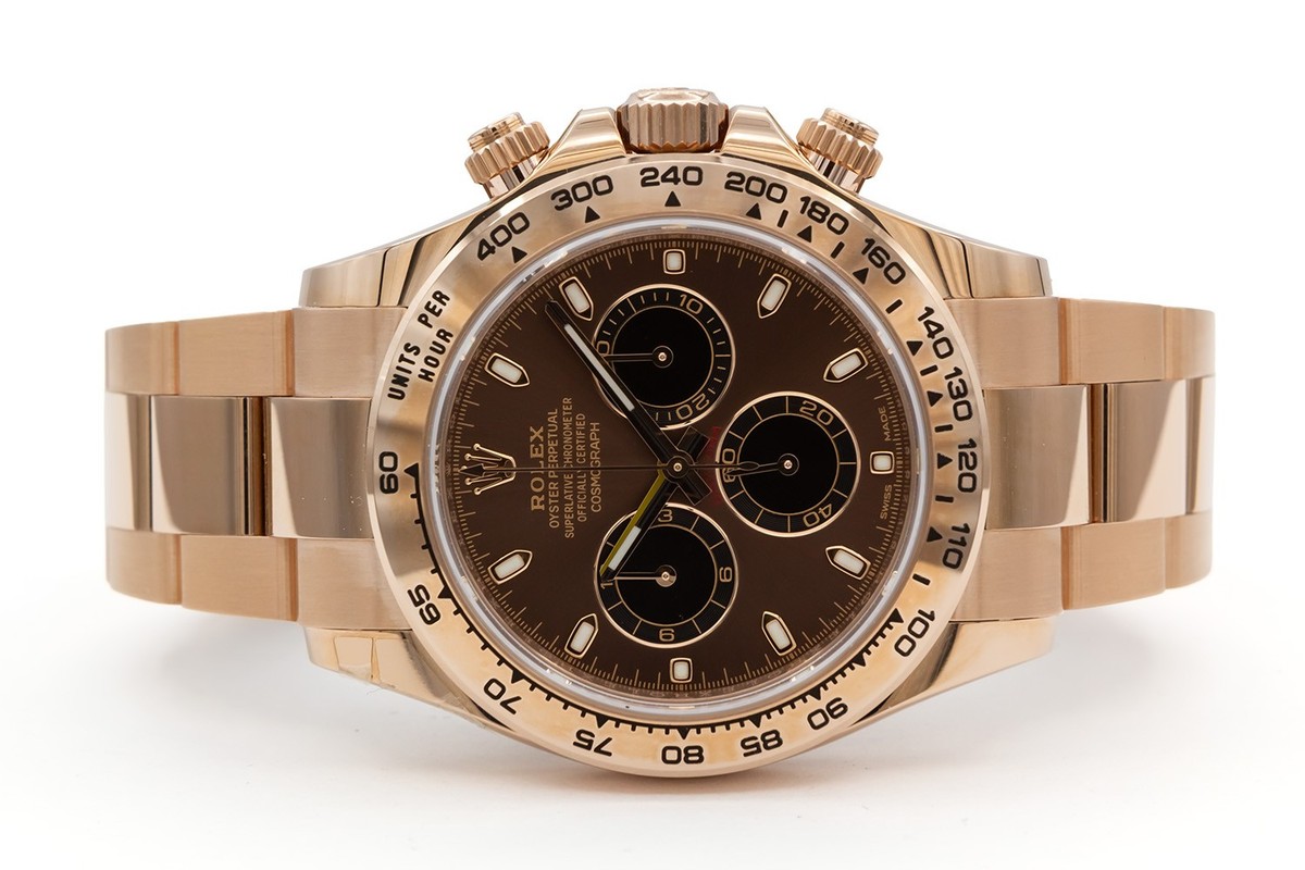 きょろっち 2023 Rolex Daytona 116505 Chocolate Dial 18k Everose Gold Complete