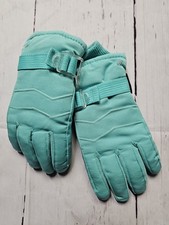 NEW CHAMPION SZ 4/7 AQUA BLACK WATERPROOF 3M THINSULATE WINTER GLOVES