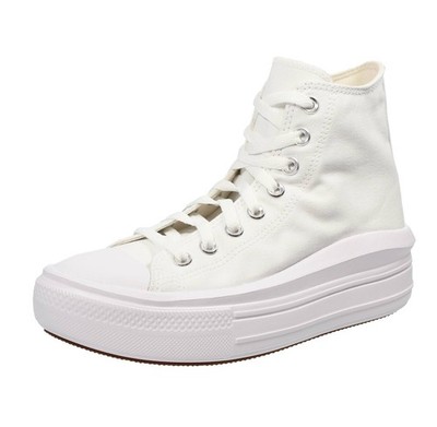 Converse Move High Top Weiß - Größe 37,5 [7 US 23,2cm] Damenschuhe Sneaker