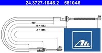 ATE 24.3727-1046.2 Seilzug FüR Feststellbremse Handbremsseil Bremsseil