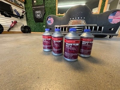 (4) Genuine OEM Honda Brake Fluid Bottle 12 oz. 08798-9008 DOT 3 SAME AS DEALER