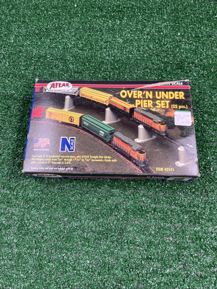 Atlas N Gauge Over N' Under Pier Set Lot Of 3 Used - Image 3 of 4