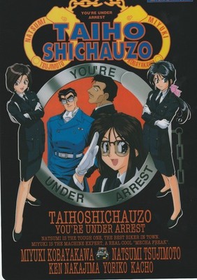 Your're Under Arrest 1996 Vintage Pencil Board Shitajiki Taiho Shichauzo
