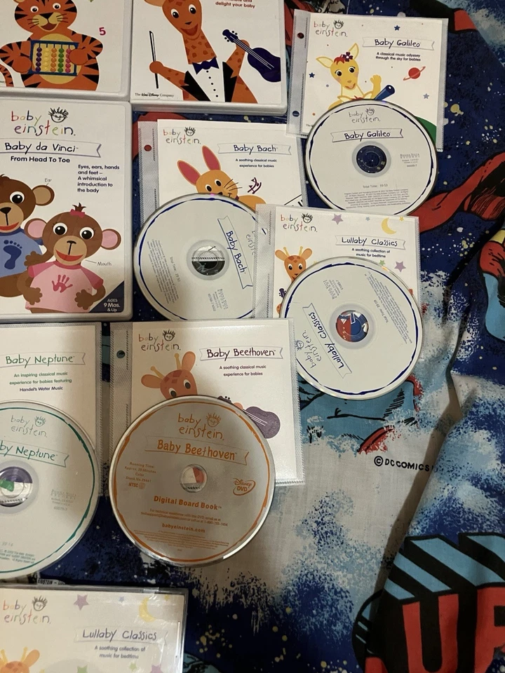 Baby Einstein DVD/CD lot with Mozart, Da Vinci, Galileo, Beethoven & Lullaby Foto 4 de 4