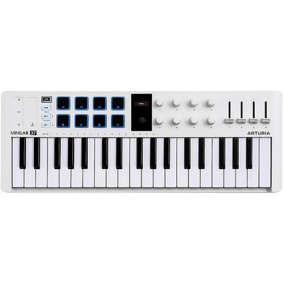 Arturia MiniLab 37 MIDI Controller - White