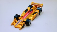 2009 Hot Wheels Yellow Race Car, Made for McDonald's, Made in China