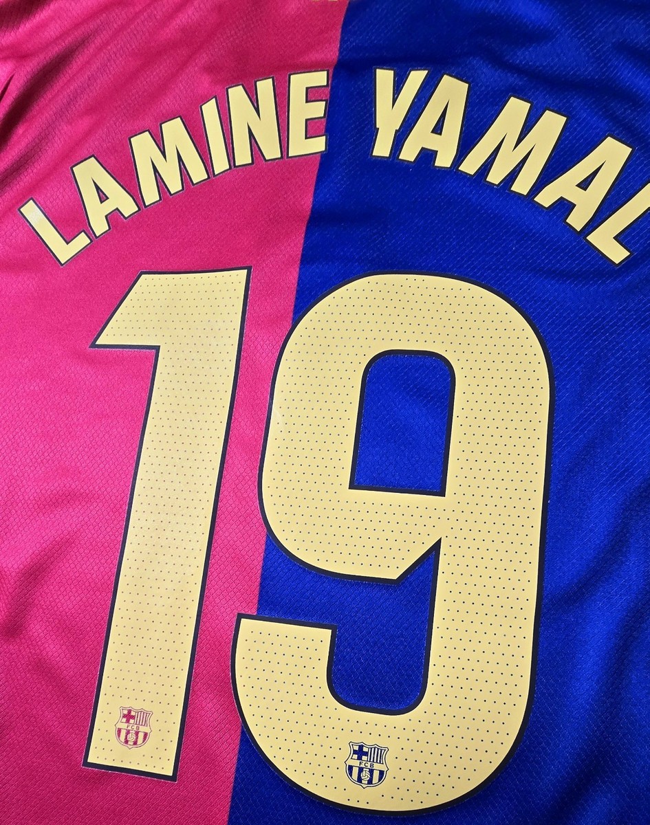 2024/25 Nike FC Barcelona #19 LAMINE YAMAL La Liga Home