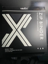 VaultX SV10.5 Binder - 12 Pocket Black  Edition - FACTORY SEALED