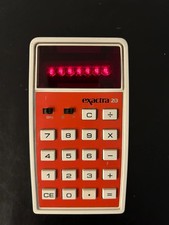 Vintage Texas Instruments TI Exactra 20 Calculator Star Wars Lightsaber Bubble