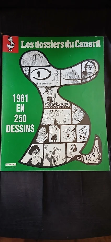 Revue "Les dossiers du Canard enchainé" N° 2 de déc. 1981 : 1981 en 250 dessins - Photo 1/3