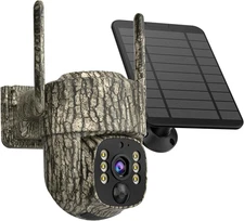 Cellular Trail Camera- 4G LTE with Unlimited Data with SIM Card, 360° View 2.5K 