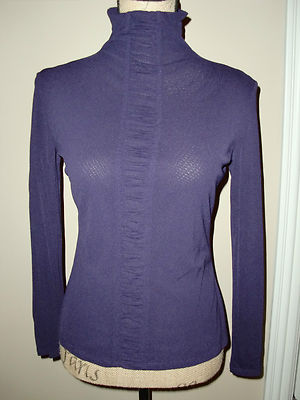 NWOT!! WOMENS ALFANI Long Sleeve Purple Turtle Neck Size P/S