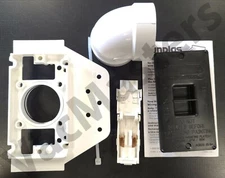 Central Vacuum Electra-Valve Wall Inlet Rough-In; NuTone CI399RK, Canplas 775851