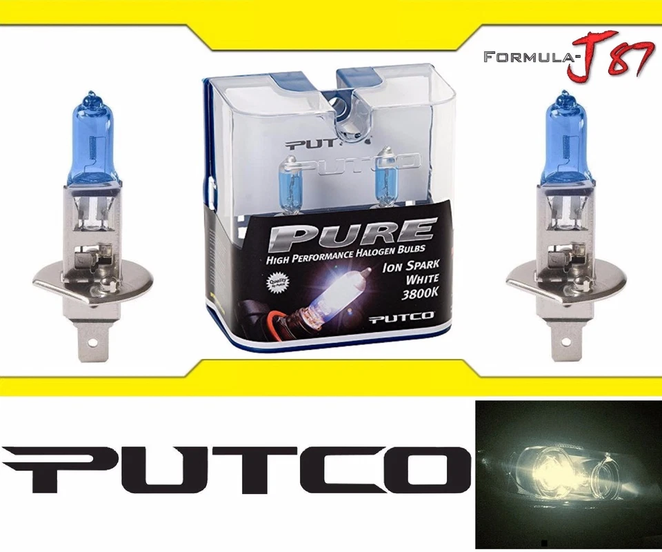 Putco 3800K Iron White H1 230100SW 55W Two Bulbs Fog Light Replacement Plug Play - Image 2 of 4