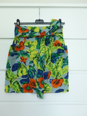 French Connection Rock mit Blumen bunt Gr. 38 UK 10