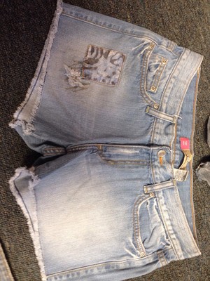 Lot De 3 Shorts En Jean Court (shorty) Arizona - Taille 6/7 - Style Destroyed/vintage