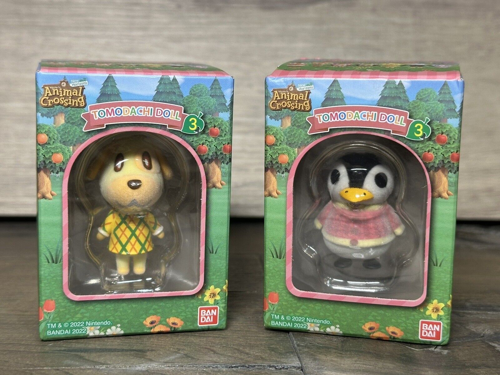 Animal Crossing: 2022 Tomodachi Doll Series 3. Mini-Figures - Aurora and Goldie