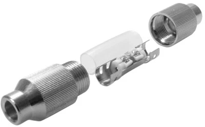 Kabel Verbinder Metall KOAX Schraubbefestigung Antennen koaxial TV SAT digital