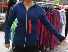 Champion Elite Navy Blue Hoodie LS Full Zip Active Jacket Pockets S M L XL V20