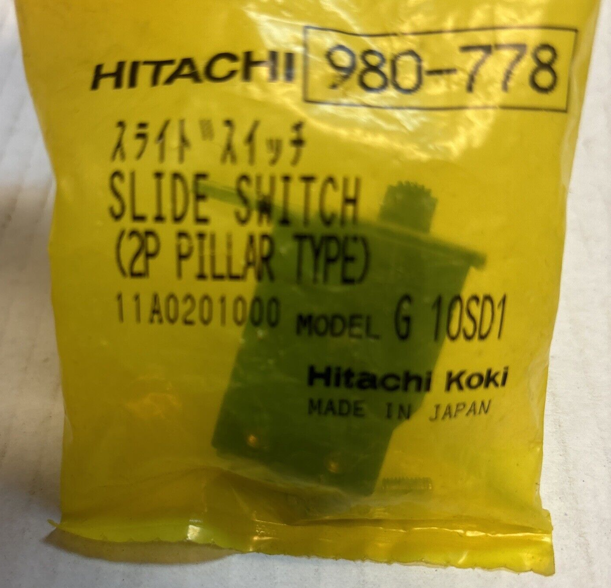 New Hitachi #980-778 980778 Side Switch | eBay