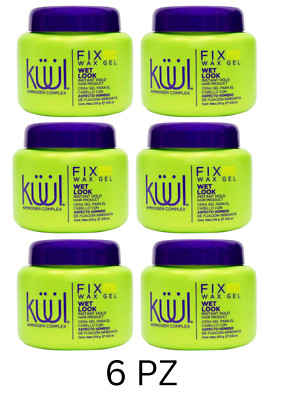 6 Kuul Fix Me Urban Wax Cera para peinar 3.52oz