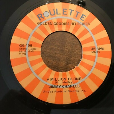 Jimmy Charles A Million To One / hop scotch polka 45 VG+   