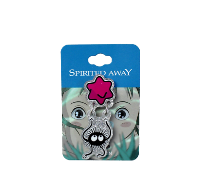 #ad Studio Ghibli Spirited Away Soot Sprite Star Candy Glitter Charm Acrylic Pin NWT $17.10