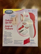 DR SCHOLL'S FOR HER PEDICURE SPA KIT 2 SPEED TOOL NEW