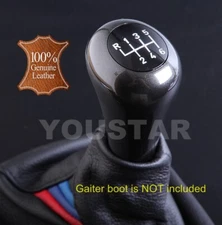 US STOCK Genuine Italian Leather Weighted 6 Speed Gear Knob for BMW M-Tec M3 M5