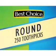 Best Choice Round Toothpicks--250 Count