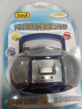 Mini BOOMBOX Radio BB714 TREVi portatile Am Fm radio cm12x13 con orologio 