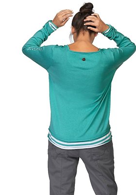 KangaROOS Damen Feinstrick Pullover 2in1 Optik (44/46, Mint) L3008