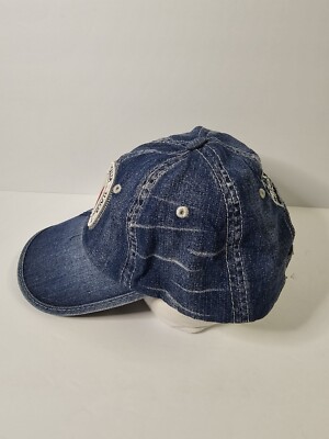 Robin Ruth Italia Hat Cap Denim Strap Back Blue | eBay display picture 3