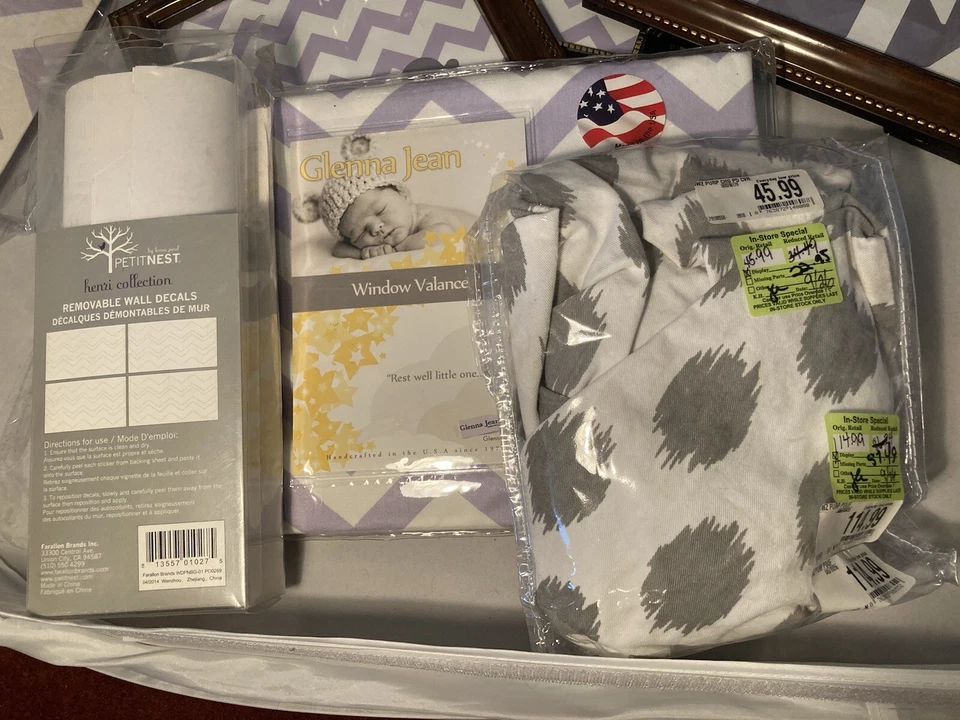 Juego de guardería para bebé niña Swizzle púrpura batata - ¡TODO lo que necesitas está aquí! Foto 3 de 4