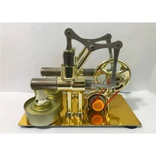 Balance Sterling Engine Miniature Model Steam Power Experimental Toy Model Prop