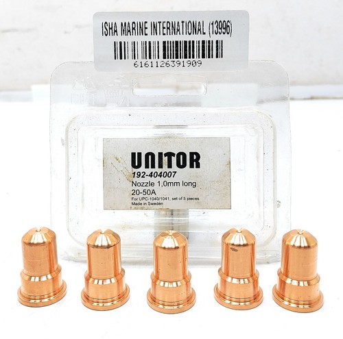 Unitor Nozzle 1.0 20-50A for both UPC-1040 and UPC-1041 SPT10 (Pack of 5)