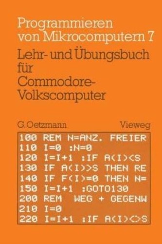 Lehr Und Bungsbuch F R Commodore Volkscomputer 9783528042325 EBay
