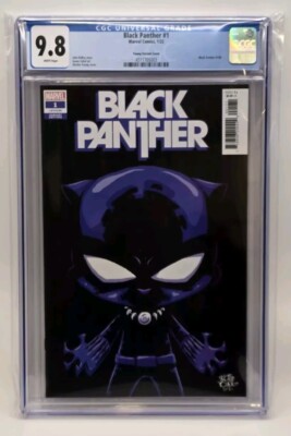 BLACK PANTHER #1 YOUNG VARIANT 2022 CGC 9.8 - Super Clean Book!!!   